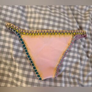 KIINI Pink and Yellow Bikini Bottom
